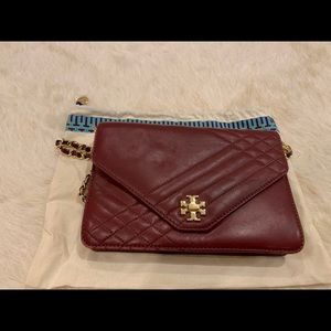 Tory burch cross body lambskin